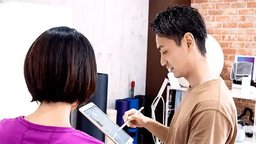 初回に、始めようと思った動機、目的などをしっかりヒアリングさせていただきます。一緒に目標と計画を立てていきましょう